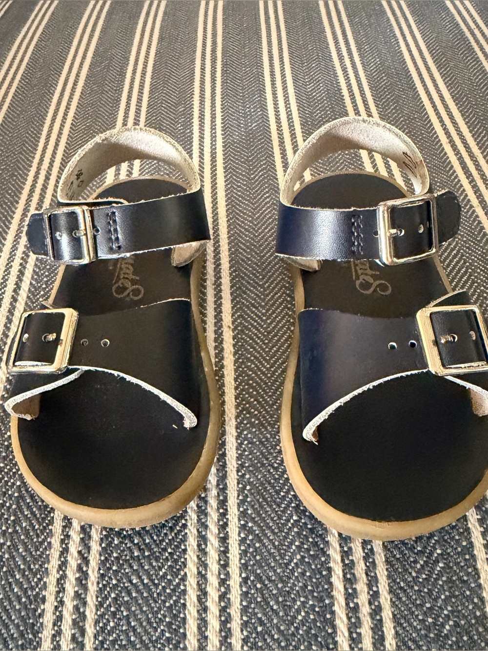 FootMates Navy Blue Size 5 Kids Sandals